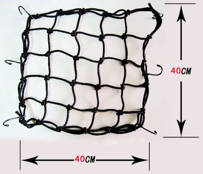 Cargo Bungee Net for the Triumph Bonneville, T100, SE, Black, Thruxton and Scrambler