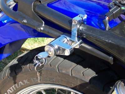 Why should you have a motorcycle helmet lock?