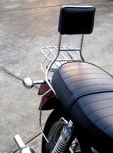 Sissy Bar and Luggage Rack