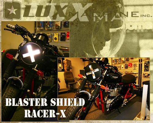 Headlight Blaster Shields for the Triumph Bonneville, SE, Black, T100, Thruxton and all 7 Headlights