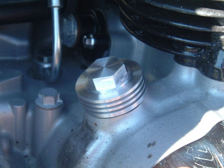 LCF Custom Oil Filler Cap for the Triumph Bonneville, Thruxton, Scrambler, America and Speedmaster