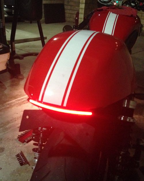 Motobox Slimline LED Fender Eliminator Kit for the Triumph Bonneville, SE, T100, Black, Thruxton and Scrambler